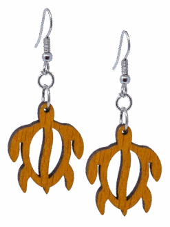 Island Edge® Medium Dangle Earrings: Honu