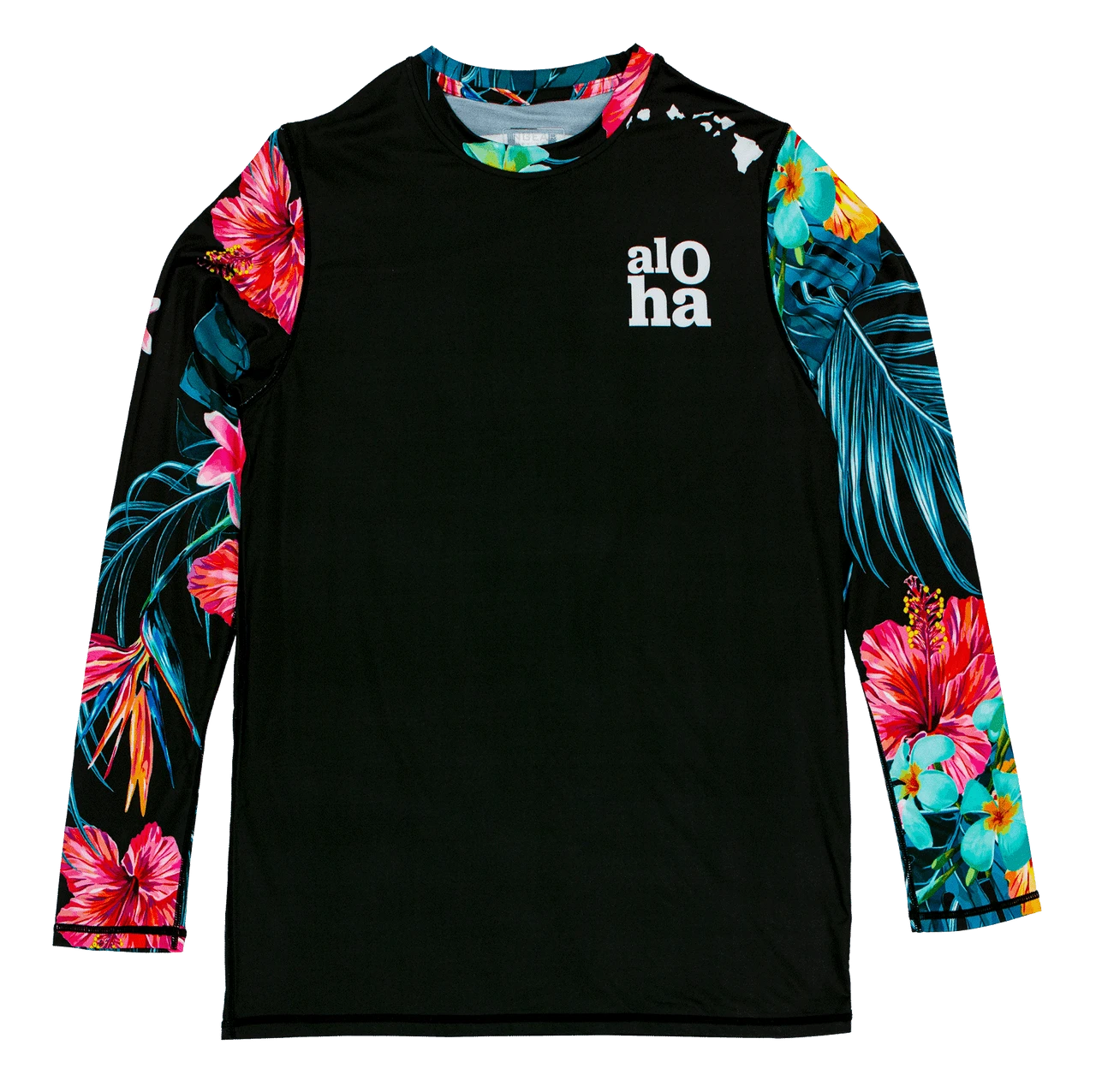 Robin Ruth Longsleeve Sun Shirt - Black Floral Elegance 1 Robin Ruth Longsleeve Sun Shirt - Black Floral Elegance