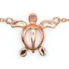 Moana Collection Rose Gold Anklet: Turtle