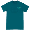 Crew Neck Tee - MAUI Ocean: Teal