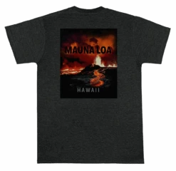 Vintage Dyed Tee - Mauna Loa: Charcoal