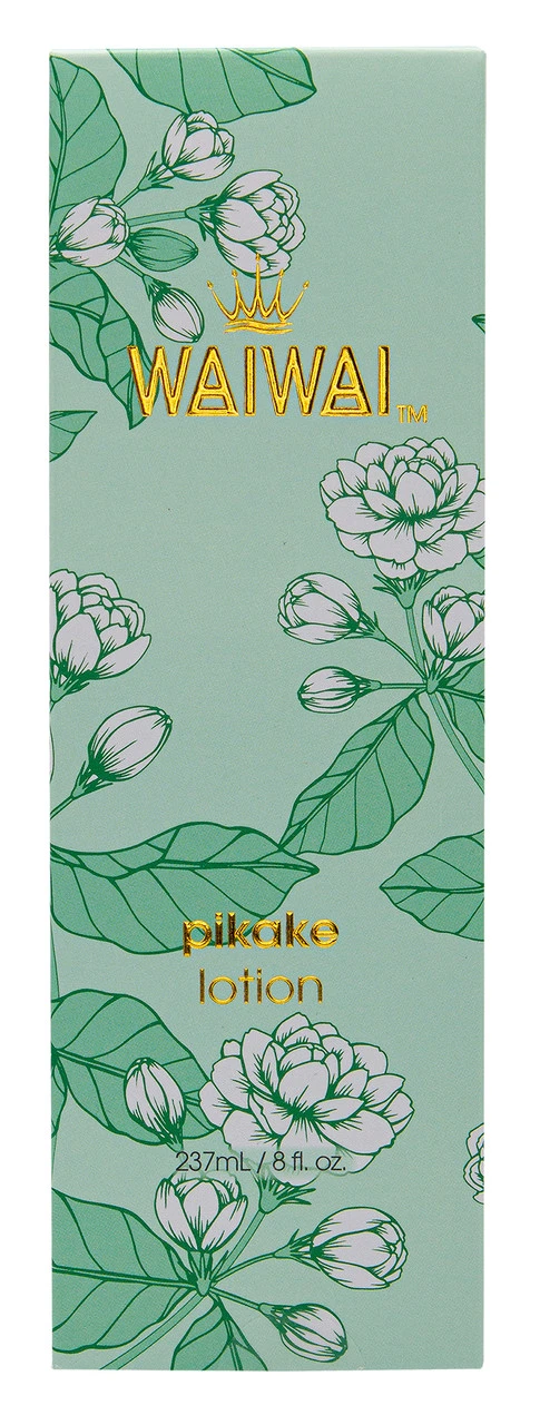 WaiWai Lotion Pump 8oz: Pikake 3 WaiWai Lotion Pump 8oz: Pikake - Image 3