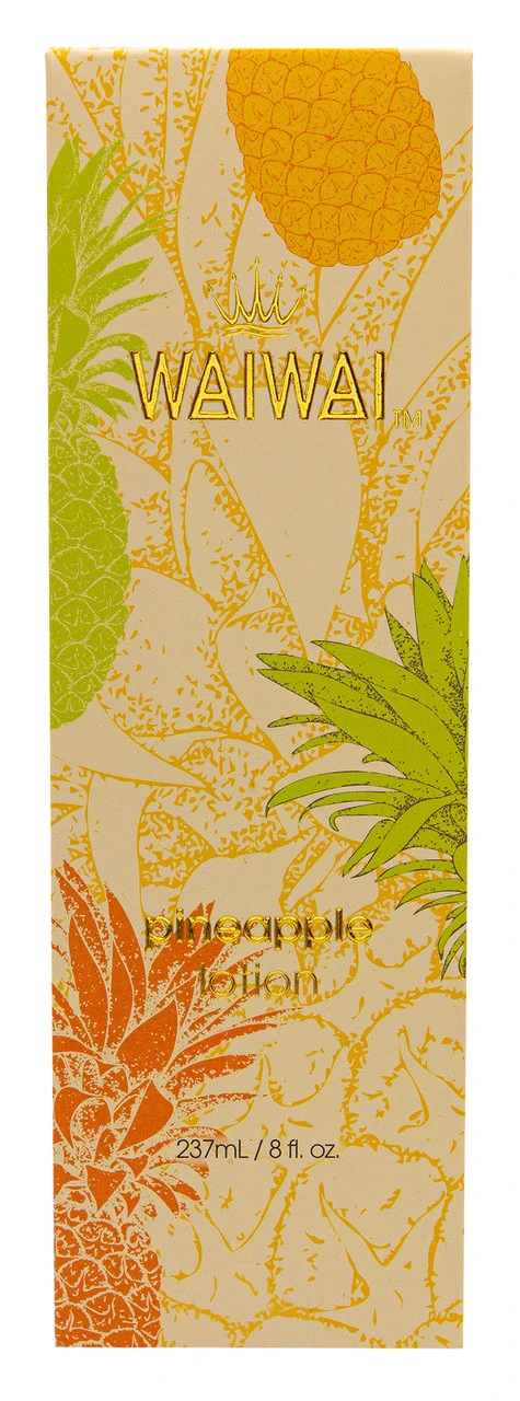 WaiWai Lotion Pump 8oz: Pineapple 3 WaiWai Lotion Pump 8oz: Pineapple - Image 3