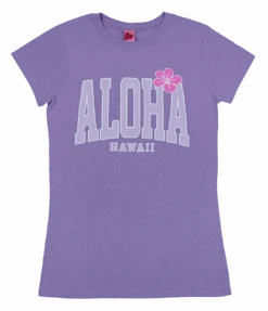 Island Girl® Surf Tee - Big Aloha: Lavender