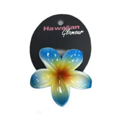 Solid Color Large Jaw Style Hair Clip: Blue