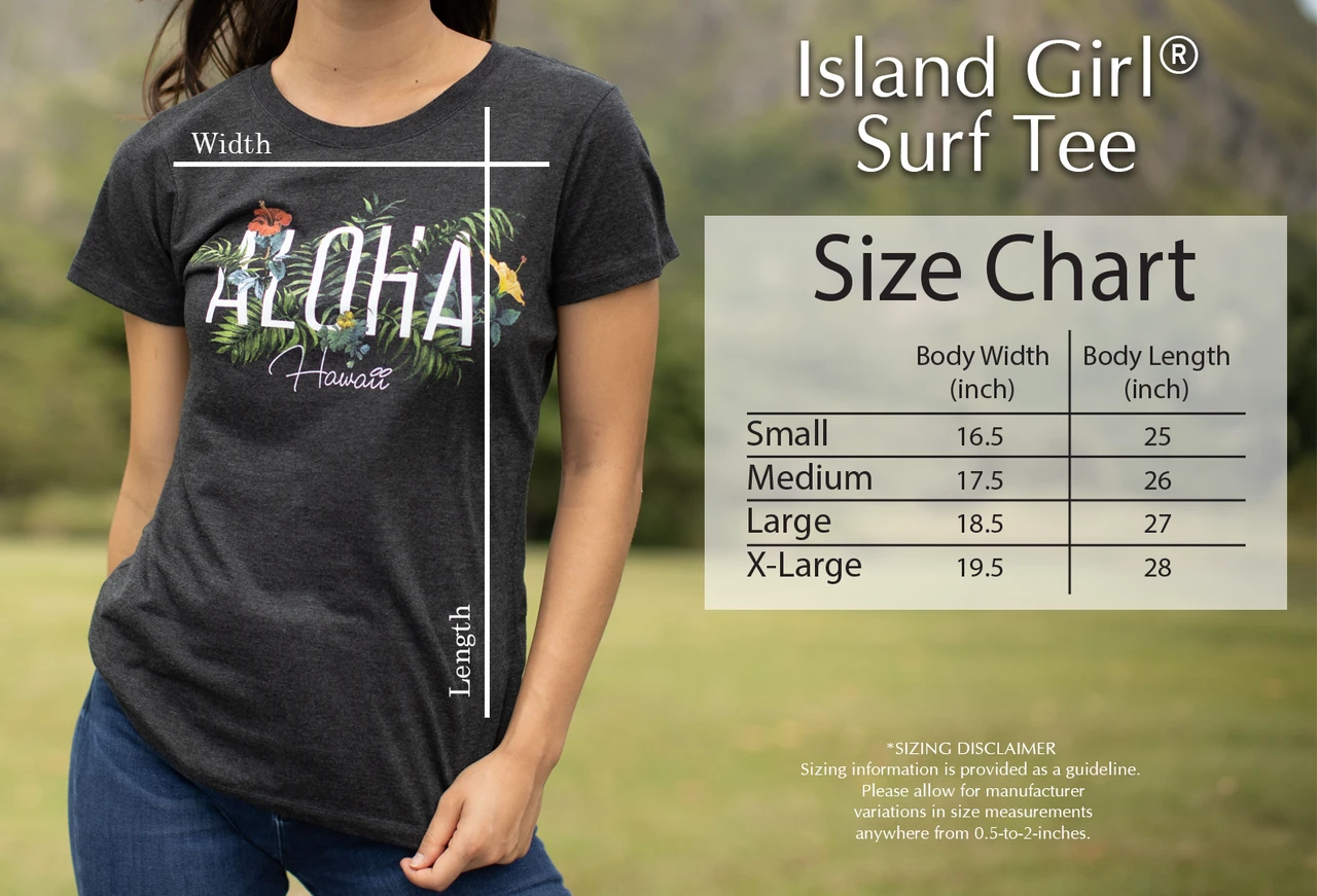 Island Girl® Surf Tee - Sunny Aloha: Dusty Rose 4 Island Girl® Surf Tee - Sunny Aloha: Dusty Rose - Image 4