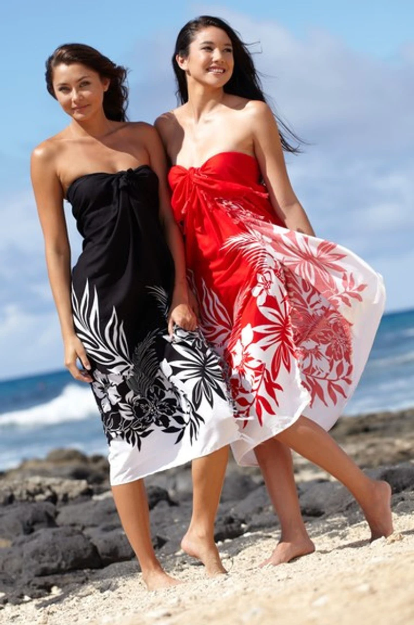 Aloha Sarong - Border Designs 1 Aloha Sarong - Border Designs