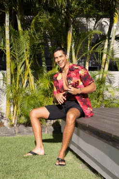 Hawaiian Performance Surfwear® Slippers: Brown -Fashion Clothing Store HPS Slippers 62399.1691183047