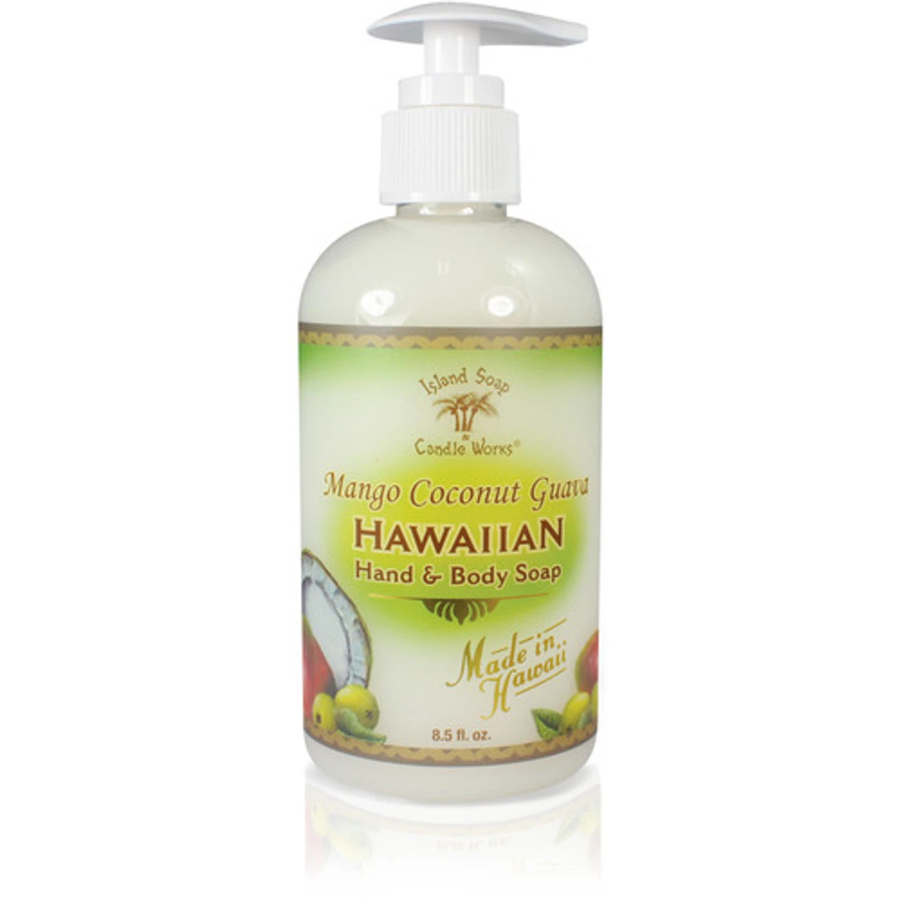 Island Soap Company Hand And Body Soap Pump: Mango Coconut Guava 1 Island Soap Company Hand And Body Soap Pump: Mango Coconut Guava
