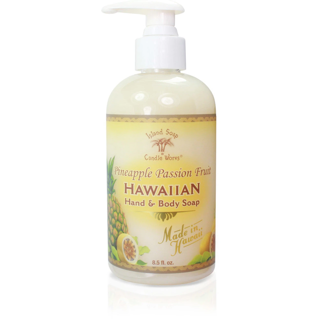 Island Soap Company Hand And Body Soap Pump: Pineapple Passion Fruit 1 Island Soap Company Hand And Body Soap Pump: Pineapple Passion Fruit