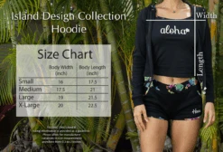 Island Design Collection Hoodie: Black -Fashion Clothing Store IDC Hoodie Size Chart 12505.1704854388
