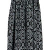 Napua Collection Ruffle Maxi Dress - Batik: Black