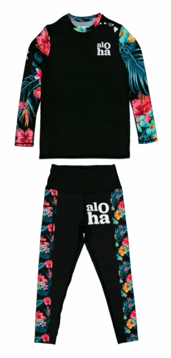 Robin Ruth Longsleeve Sun Shirt - Black Floral Elegance 8 Robin Ruth Longsleeve Sun Shirt - Black Floral Elegance -Fashion Clothing Store RobinRuth BlackFloralEleganceSet Front 09916.1707851930