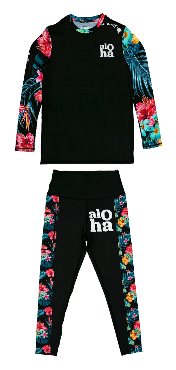 Robin Ruth Longsleeve Sun Shirt - Black Floral Elegance 4 Robin Ruth Longsleeve Sun Shirt - Black Floral Elegance - Image 4