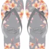 Island Girl® Slippers - Plumeria: Grey