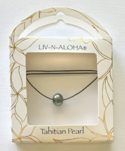 Tahitian Pearl Cord Necklace 5 Tahitian Pearl Cord Necklace -Fashion Clothing Store TANKBLK 3 19703.1664421357