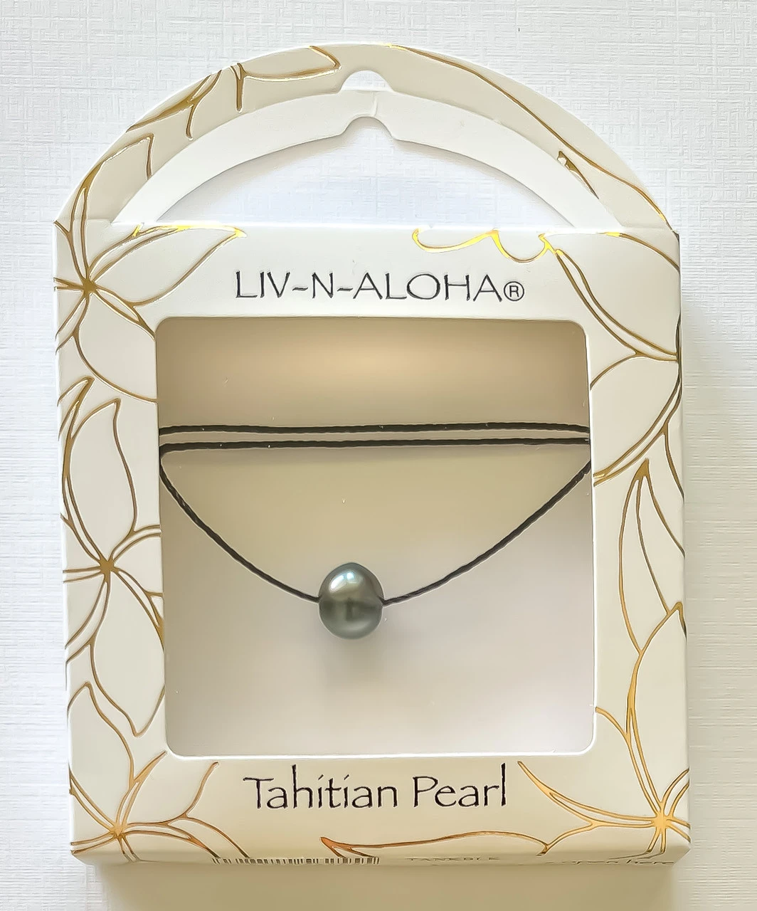 Tahitian Pearl Cord Necklace 3 Tahitian Pearl Cord Necklace - Image 3