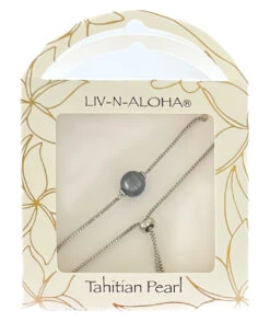 Tahitian Pearl Sterling Silver Slider Bracelet -Fashion Clothing Store TASBRSL 4 54271.1664420209