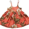 Girl's Aloha Sundress - Brick Floral