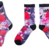 Robin Ruth® Hawaii Women's Crew Socks - Pink Garden