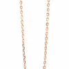 Moana Collection Rose Gold Pendant Chain Necklace: Pineapple