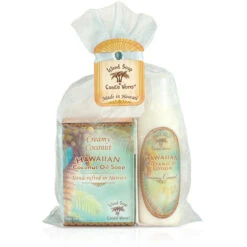 Island Soap Company Organza Gift Set: Creamy Coconut