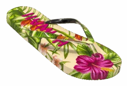 Robin Ruth® Ladies Hawaii Slippers - Floral Paradise